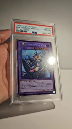 Yu-Gi-Oh PSA 10! Dark Magician Girl The Dragon Knight QCAC-JP020 Secret Rare - Image 2