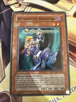 Apprentice Magician CP04-EN004 Super Rare Unlimited VLP Yugioh - Image 1