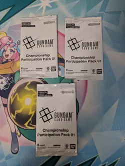 Gundam Card Game SEALED Championship Participation Pack 01 - Image 1