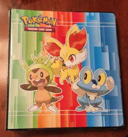Pokemon Collection Lot Of 360 Halo Foil Normal Cards in Binder - Image 1