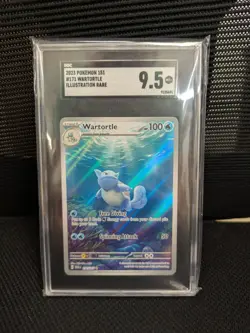 2023 Pokemon S&V 151 Wartortle Illustration Rare 171/165 SGC 9.5 - Image 1