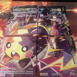 Pokemon TCG Sword & Shield Promo Morpeko V-Union Jumbo Card Set - Image 4