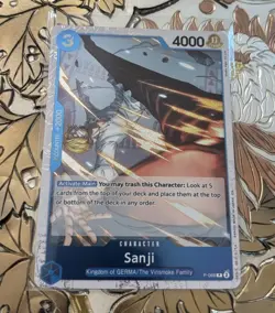 Sanji PRB-02 P-068 Promo Foil The Best Vol 2 One Piece Card TCG - Image 1