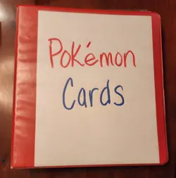 Pokemon Collection Lot of 414 Halo Foil Normal Cards in Binder - Image 1