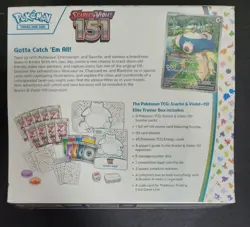 151 Elite Trainer Box (ETB) Pokemon Card Game Brand New Sealed 820650853159 - Image 2