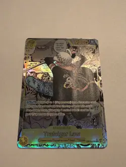 One Piece TCG Trafalgar Law Royal Blood Foil Card OP10-119 Manga Art - Image 4