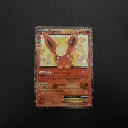 Pokemon TCG Flareon EX RC6/RC32 Generations Holo Rare - Image 1