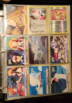 Vintage Pokemon Collection Lot Of 234 Halo & Normal Cards in New Binder - Image 1