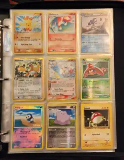 Vintage Pokemon Collection Lot Of 234 Halo & Normal Cards in New Binder - Image 3