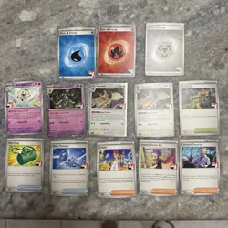Pokemon TCG Play! Prize Pack - 13-Card Lot NM, Exclusive Stamped Promos + Cosmos - Image 1