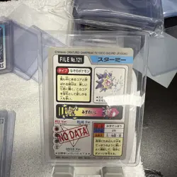 Starmie 121 Pokemon Card Carddass Japanese Nintendo BANDAI 1997 Japan - Image 2