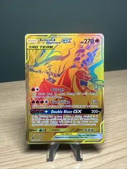 Reshiram & Charizard GX 2021 Sun and Moon Promo Card SM247 - Image 1