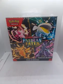 Pokemon TCG Scarlet & Violet Paldean Fates Booster Bundle Factory Sealed - Image 1
