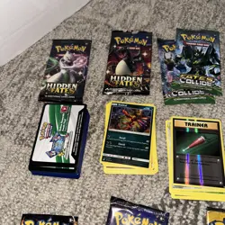 Pokemon Lot Of 259 Cards & 2 Tins Ho-oh -6x Necrozma Tin & Tapu Koko, Bulk Tins - Image 4