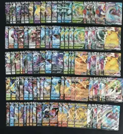 100 Lot Pokemon TCG Chinese Card RR RRR VMAX Charizard Gengar Pikachu A29 SQ - Image 1