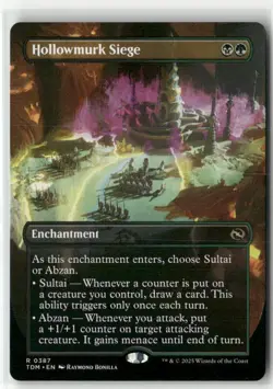 Hollowmurk Siege (Borderless) 387 NM MTG Tarkir: Dragonstorm Magic - Image 1