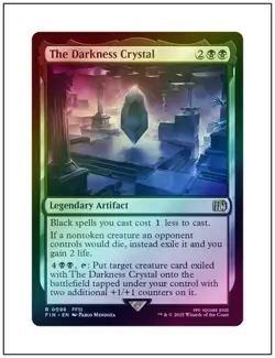 MTG - The Darkness Crystal - Rare FOIL #0096 R - Final Fantasy NM - Image 1