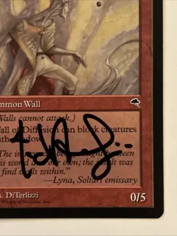 Signed Wall Of Diffusion By DiTerlizzi MTG Magic The Gathering - Image 5