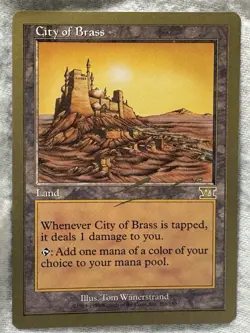 MTG - City of Brass - 2000 Nicolas Labarre World Champ - NM - Free Shipping! - Image 1