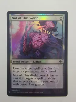 FOIL Not of This World ¦ NM ¦ LLC 8 ¦ Rise of the Eldrazi ¦ MTG - Image 1