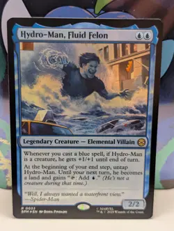 MTG Hydro-Man, Fluid Felon (33/308) Marvel's Spider-Man FOIL - NM - Image 1