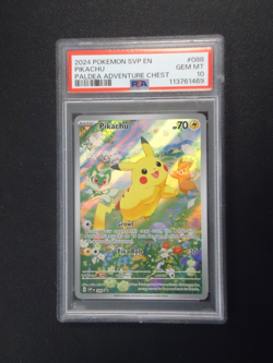 2024 POKEMON Pikachu SVP088 Paldea Black Star Promo PSA GEM MINT 10 - Image 1