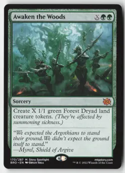 MTG - Awaken the Woods M The Brothers' War 170 LP-NM - Image 1