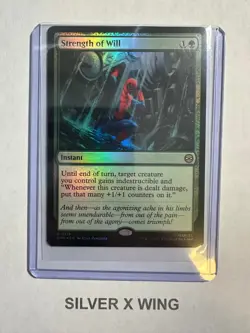 Strength of Will (Foil) x1, MTG, Magic the gathering, Marvel's Spider-Man, NM - Image 1