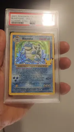 2021 Pokemon Celebrations Blastoise PSA 10 Classic Collection #2 - Image 2