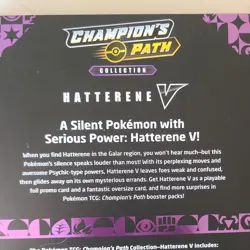 🔥🔥🚀📈 Pokemon TCG Champions Path Collection - Hatterene V Box Sealed - NEW - Image 4
