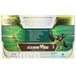 Pokemon TCG: Kleavor VSTAR Premium Collection As Pictured 6 Packs Pin Coin Promo - Image 2