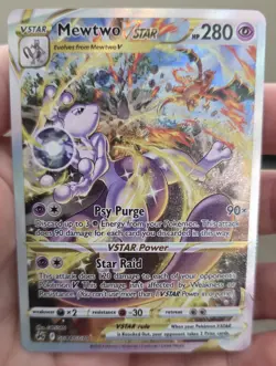 Mewtwo VSTAR GG44/GG70 Full Art Rare Swsh Crown Zenith Pokemon TCG NM - Image 1