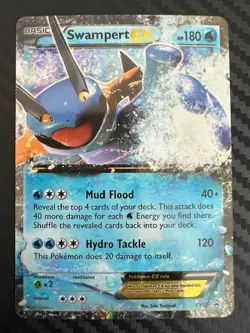 Pokemon TCG XY Promos Swampert EX XY55Black Star Promo Holo MP - Image 1