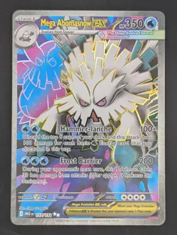 2025 Pokemon Mega Evolutions Ultra Rare Mega Abomasnow EX #157/132 UR - Image 1
