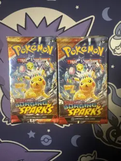 Pokemon TCG Surging Sparks Booster Pack X2 - Image 1
