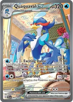 Quaquaval ex - 260/193 - Paldea Evolved SIR - Pokemon NM - Image 1