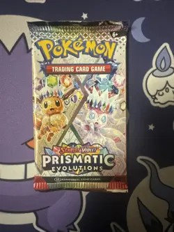 Pokemon Prismatic Evolutions Single Booster Pack - Image 1