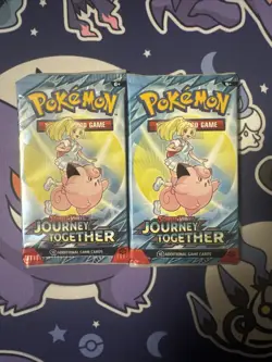 Pokemon Journey Together Booster Packs - New/Sealed 2 Packs - Image 1