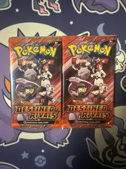 Pokemon TCG Scarlet & Violet Destined Rivals ( Booster Packs ) 2 Packs - Image 1