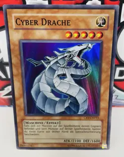 Yu-gi-oh! TCG Karte: Cyber Drache (CRV-DE015) - Super Rare, Deutsch Near Mint - Image 1