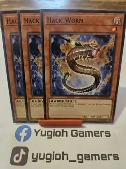 Yu-Gi-Oh Hack Worm X3 SP18 1st Edition Common Light Played - Image 1