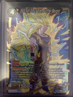Dragon Ball Super Card Game, SS3 Son Goku, Even Further Beyond. EB1-43 SR - Image 1