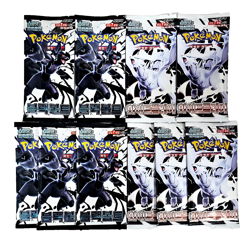 Pokemon TCG Cards Black Bolt+White Flare 12(5+5+2) PACKS Booster Sealed KOREAN - Image 1