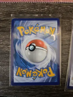 HD Cosmo Swirl, LEAF GREEN Holo Energy 001 , 151 Pokemon Scarlet And Violet x3 - Image 2