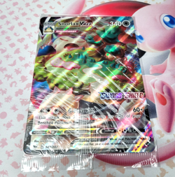 Pokemon Jumbo Card Lot 8 Cards! SNOLAX!, Charizard, Sylveon Tag Team & Binder! - Image 1