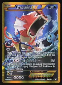 Gyarados EX - 123/122 - Gold Secret Rare - XY Break Point - Pokemon Card - 2 - Image 1