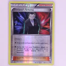 Giovanni's Scheme - 138/162 - Reverse Holo - XY Breakthrough LP/NM Pokemon Card - Image 1