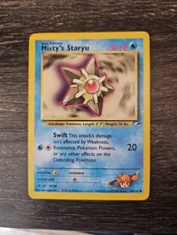 2000 Pokemon Mistys Staryu 90/132 Gym Heroes English - Image 1
