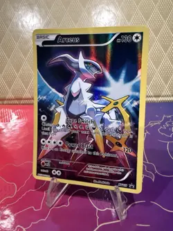 Pokemon TCG Arceus Full Art Holo Black Star Promo Card XY116 - Image 1
