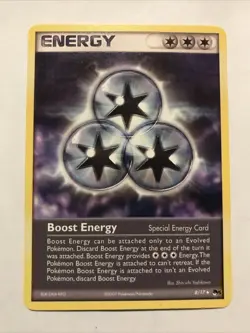 Pokemon Card POP Series 5 2007 - Boost Energy 8/17 Promo - Image 1